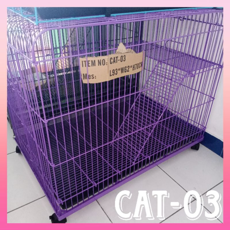 Jual Kandang Besi Octagon Cat Link Expedisi Kandang Kucing Anjing