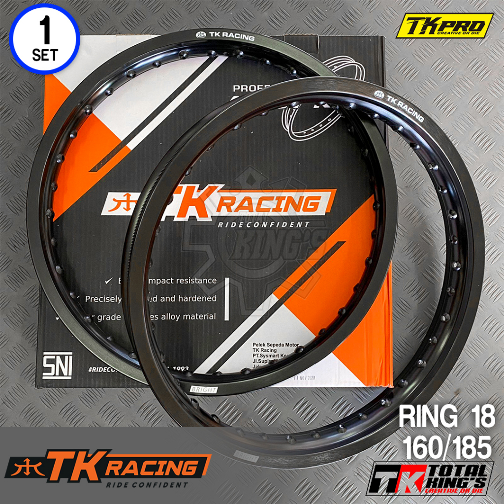 Jual Velg Velk Tk Racing Ring Wm Black Rx King Rxking Dll Shopee