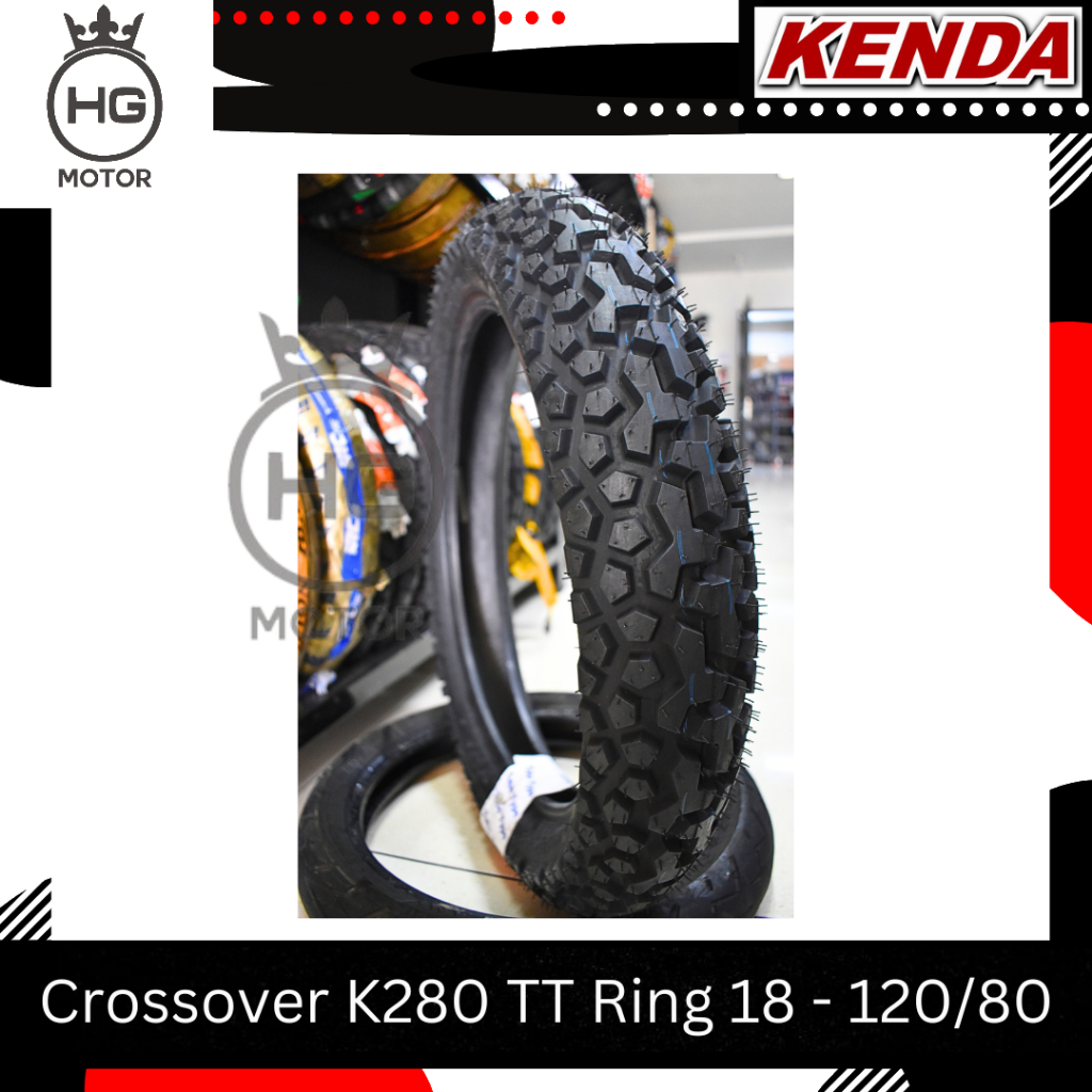 Jual BAN KENDA K280 90 90 RING 21 120 80 R18 BAN DUAL PURPOSE CRF KLX