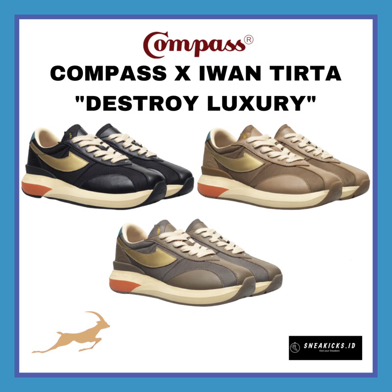 Jual ORIGINAL SEPATU COMPASS X IWAN TIRTA DESTROY LUXURY LIMITED