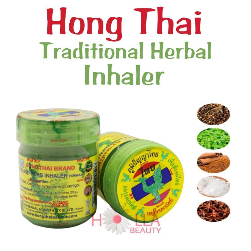 Jual Hongthai Brand Compound Herb Inhaler Hidung Tersumbat Pusing Mabuk