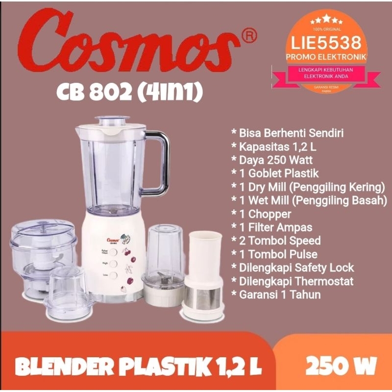 Jual Blender Cosmos Cb Cb In Bisa Berhenti Sendiri With