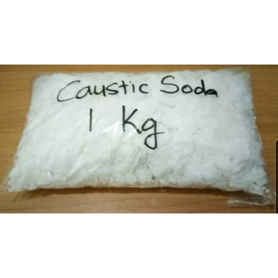 Jual Soda Api Caustic Soda NaOH Natrium Hydroxide 1kg Shopee