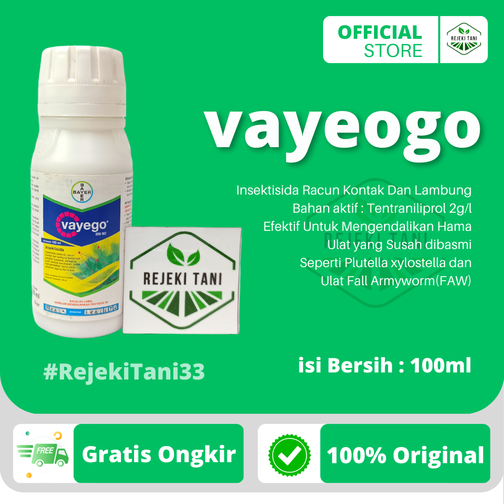 Jual Insektisida Vayego Sc Ml Sistemik Racun Kontak Dan Lambung