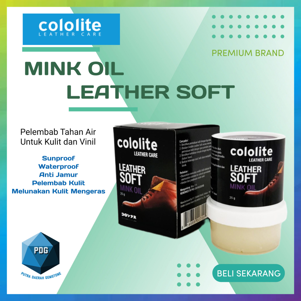 Jual Cololite Mink Oil Shoe Leather Conditioner Semir Perawatan