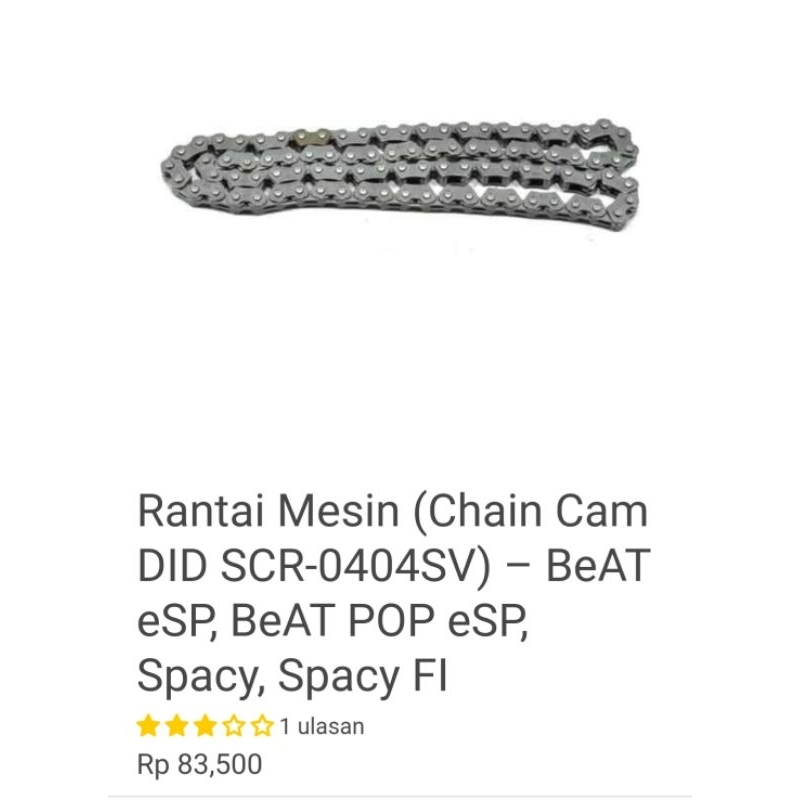 Jual Rantai Mesin Chain Cam Did Scr Honda Beat Scoopy Spacy Vario