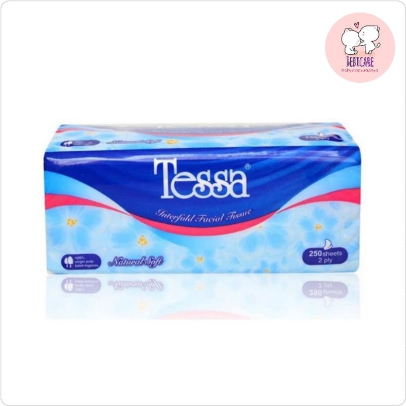 Jual Tessa Facial Tissue 250 Sheet 2 Ply Tisu Wajah 250 Lembar