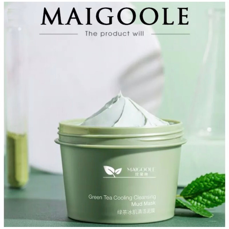 Jual Maigoole Median Masker Wajah Green Tea Clay Cooling Cleansing