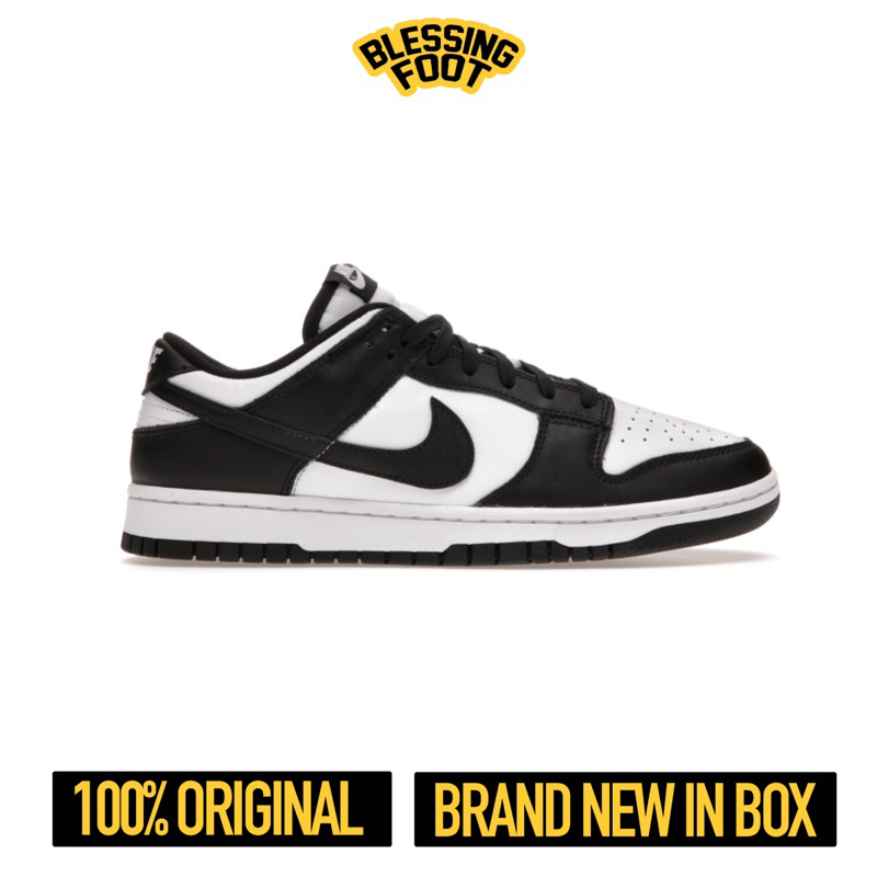 Jual Nike Dunk Low Retro Panda White Black Original Bnib