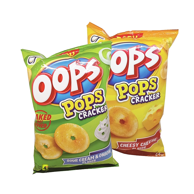 Jual Oops Pops Crackers Crispy Tasty Biscuit Gr Besar Shopee