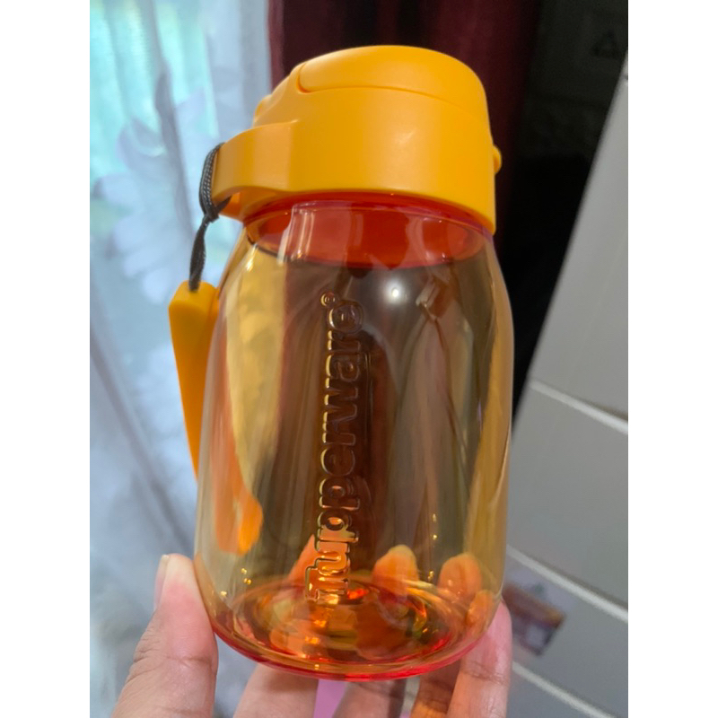 Jual 1 Pcs Cute2go 350 Ml Tupperware Warna Oren Botol Minum Kristal