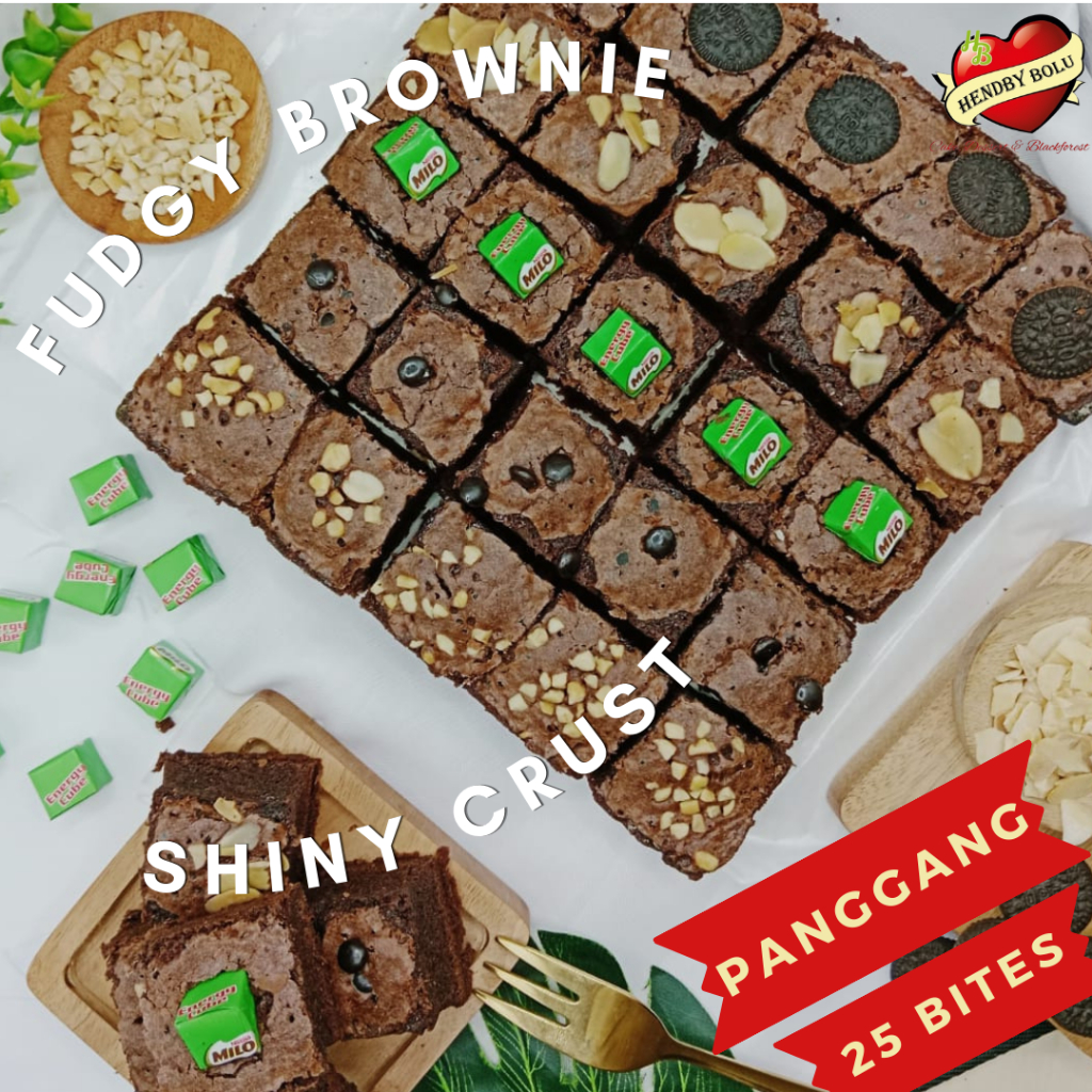 Jual Brownies Coklat Brownies Sekat 25 Brownis Skat Panggang Shiny