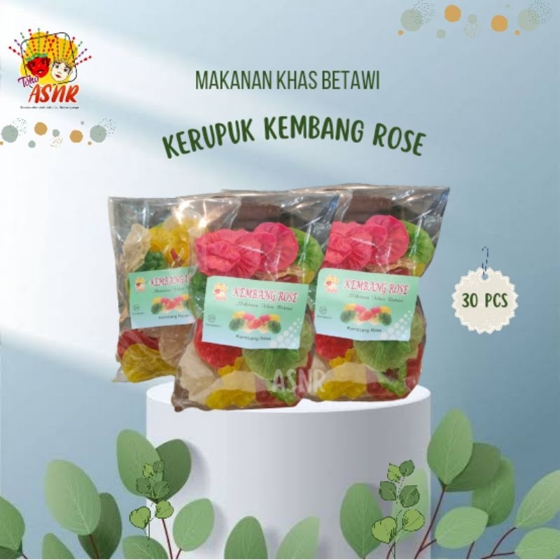 Jual Kerupuk Kembang Rose Mpok Nur Shopee Indonesia