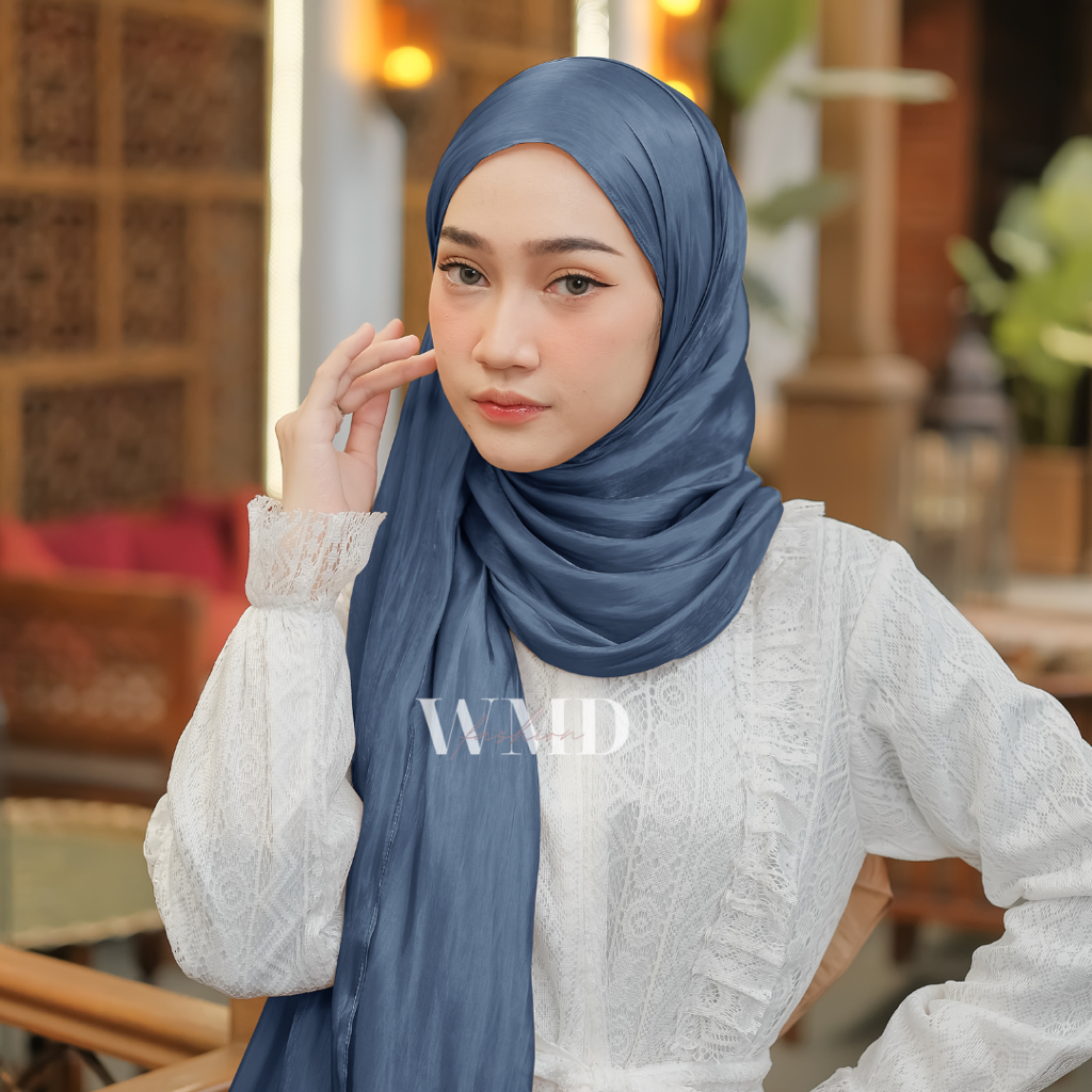 Jual WMD Fashion Pashmina Shimmer Premium Panjang 200x75cm Kerudung