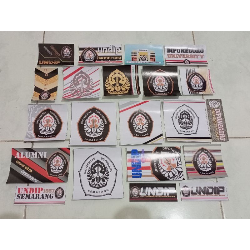 Jual Stiker Undip Semarang Universitas Diponegoro Merchandise Vinyl