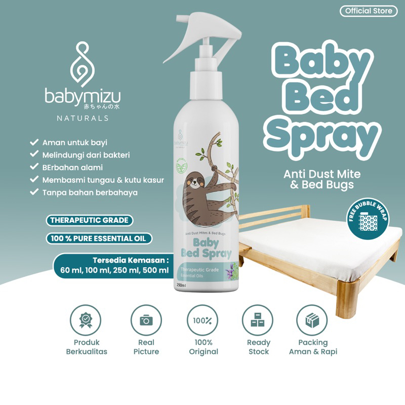 Jual BABYMIZU Naturals Tosca Baby Bed Spray Perlindungan Anti