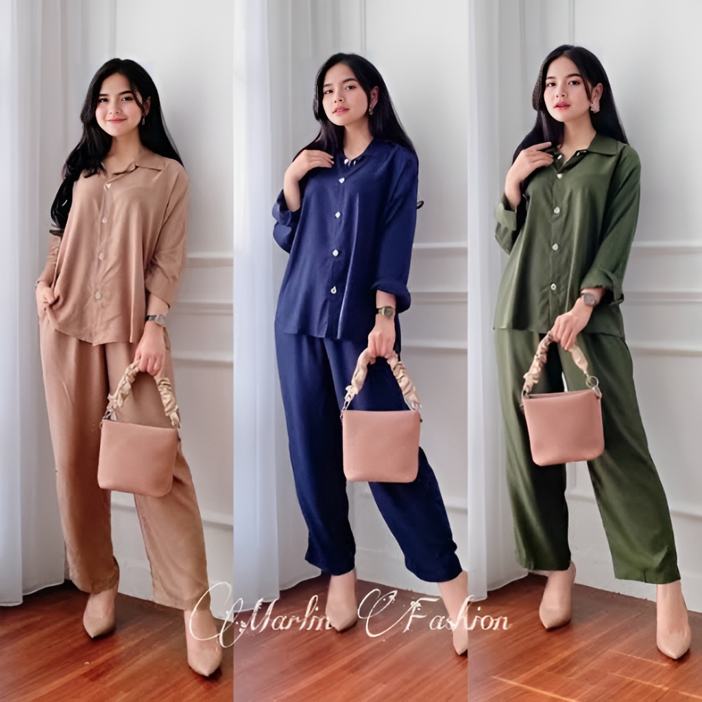 Jual BAJU SETELAN WANITA KEKINIAN ONE SET MUSLIM TERBARU SET JUMBO SET