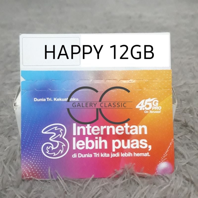 Jual Kartu Perdana Tri Happy 10 5GB Shopee Indonesia