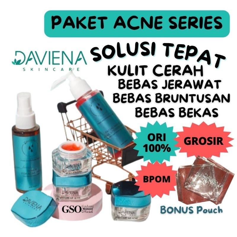 Jual Daviena Skincare Acne Series Original Shopee Indonesia