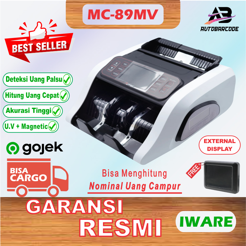 Jual Mesin Penghitung Uang Baru Campur Iware Mc Mv Emisi Baru Deteksi