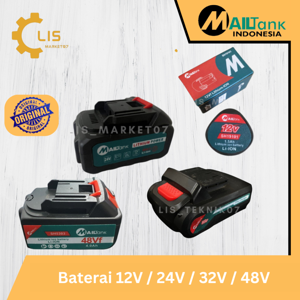 Jual Baterai Bor Cordles Li Ion Battery Baterai Bor Mailtank Volt