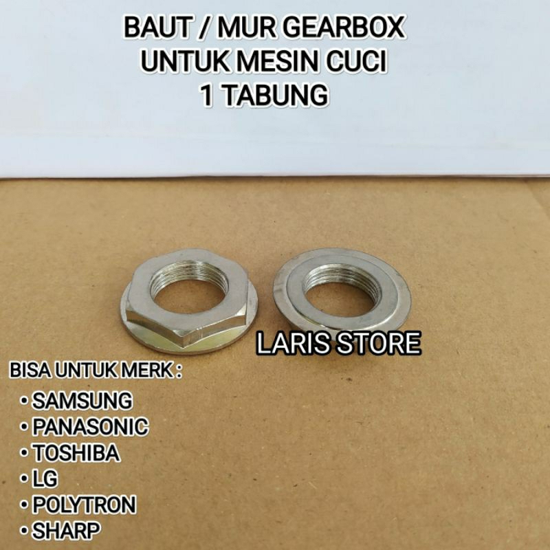 Jual MUR BAUT GEARBOX MESIN CUCI 1 TABUNG TOP LOADING 36MM HANYA BAUT