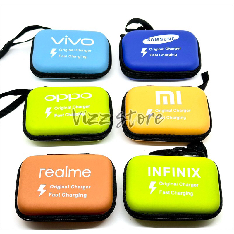 Jual Dompet Charger Tempat Penyimpanan Charger Pouch Headset Dan