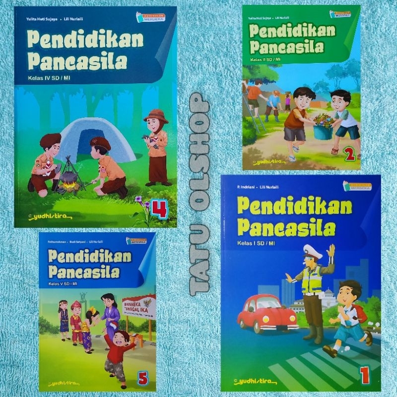 Jual Buku Kurikulum Merdeka Pendidikan Pancasila PKN PPKn SD Kelas 1 2