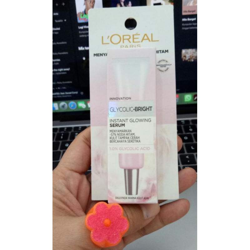 Jual LOREAL GLYCOLIC BRIGHT INSTANT GLOWING SERUM ORIGINAL Shopee