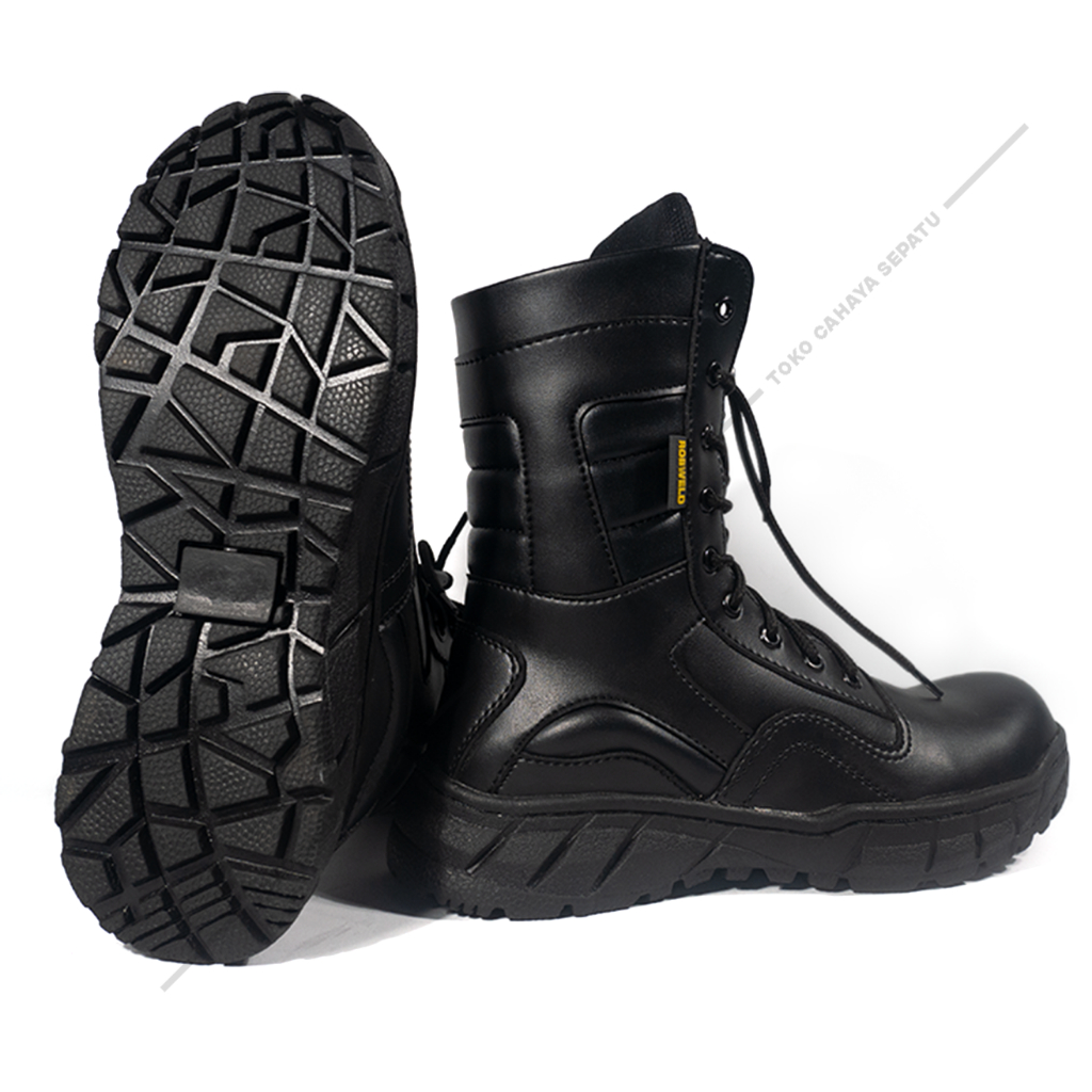 Jual Sepatu Pdl Pria Safety Boots Ujung Besi Resleting Ziper Sepatu