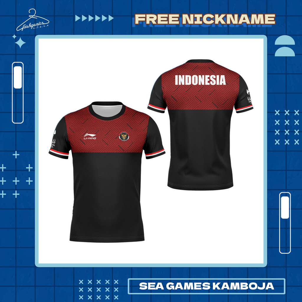 Jual Jersey Baju Kaos Sepak Bola Timnas Indonesia Sea Games Kamboja