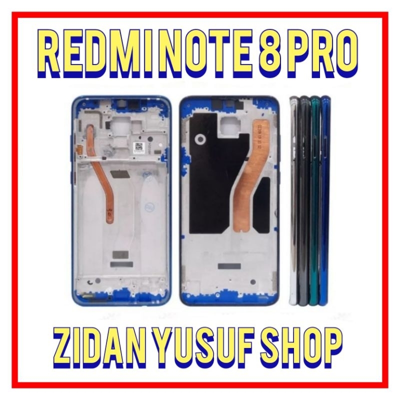 Jual FRAME TULANG TENGAH TATAKAN DUDUKAN LCD XIAOMI REDMI NOTE 8 PRO