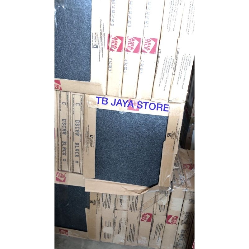 Jual KERAMIK KASAR 40x40 MODEL BATU ASIA TILE OSCAR BLACK GREY BROWN