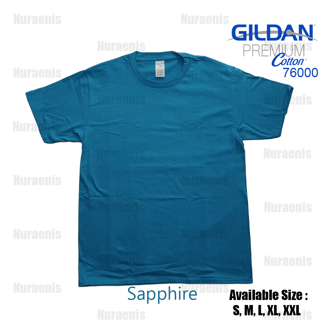 Jual Kaos Polos Gildan Premium Lengan Pendek Tanpa Jahitan