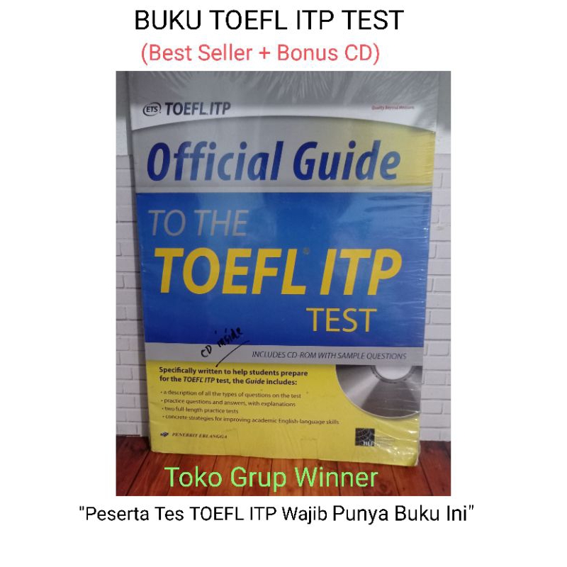 Jual Buku Toefl Itp Test Bonus Cd Shopee Indonesia