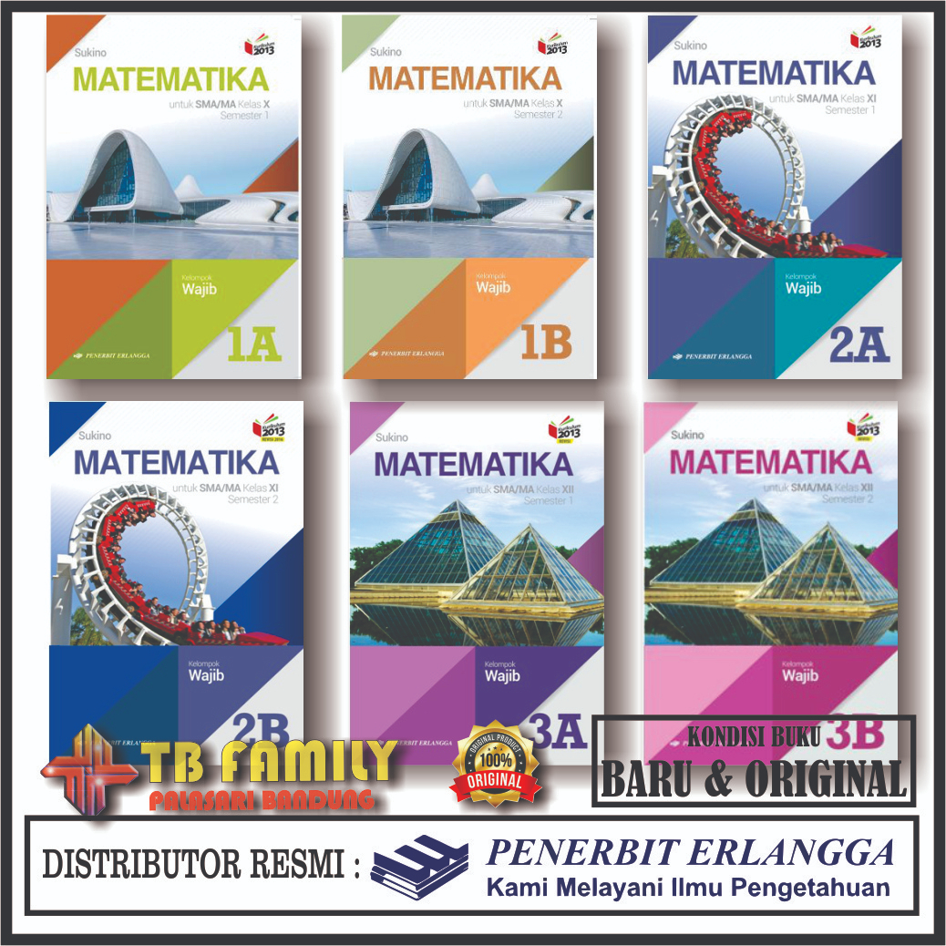 Jual Buku Matematika Sukino Kurikulum Sma Jilid A B A B A B