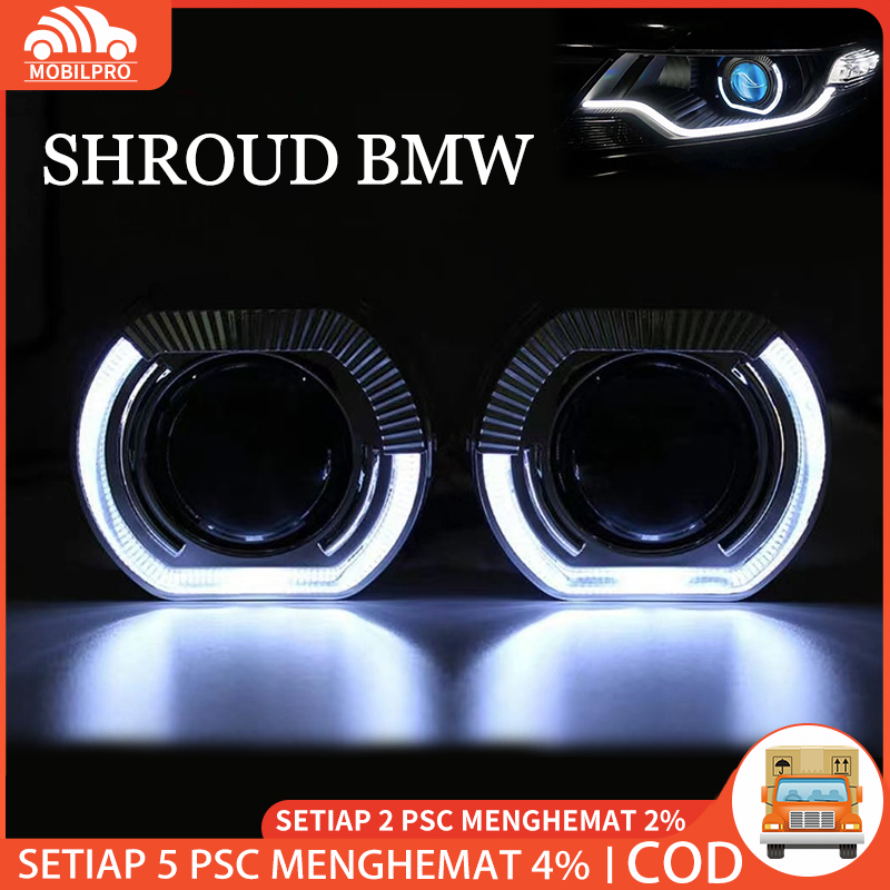 Jual Shroud Projector BiLED BMW Sport Angel Eye Crystal Projie HID 3