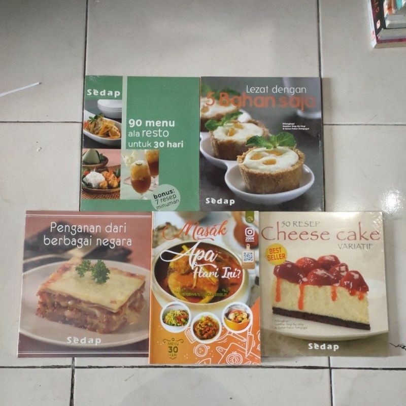 Jual OBRAL MURAH MERIAH BUKU RESEP MASAKAN SEDAP RESEP MEMBUAT KUE