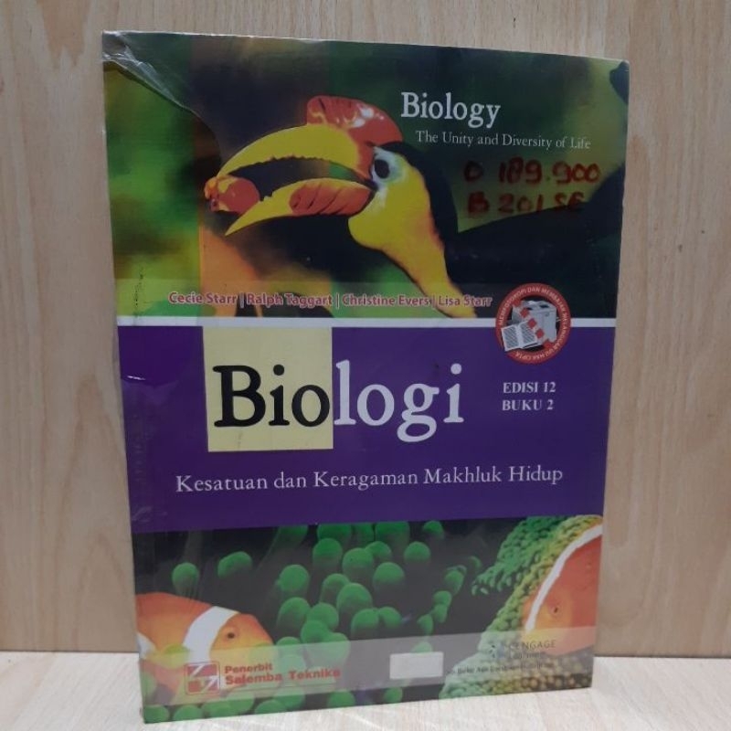 Jual Buku Original Biologi Edisi 12 Buku 2 Kesatuan Dan Keragaman