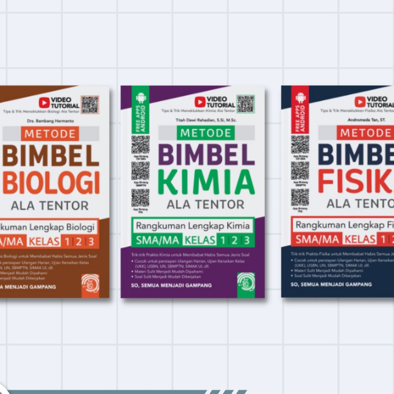 Jual Ag Buku Metode Bimbel Kimia Fisika Biologi Ala Tentor Sma Ma