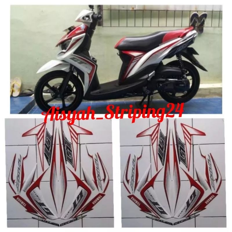 Jual STIKER STICKER STRIPING LIS LES POLET BODY MOTOR YAMAHA MIO SOUL