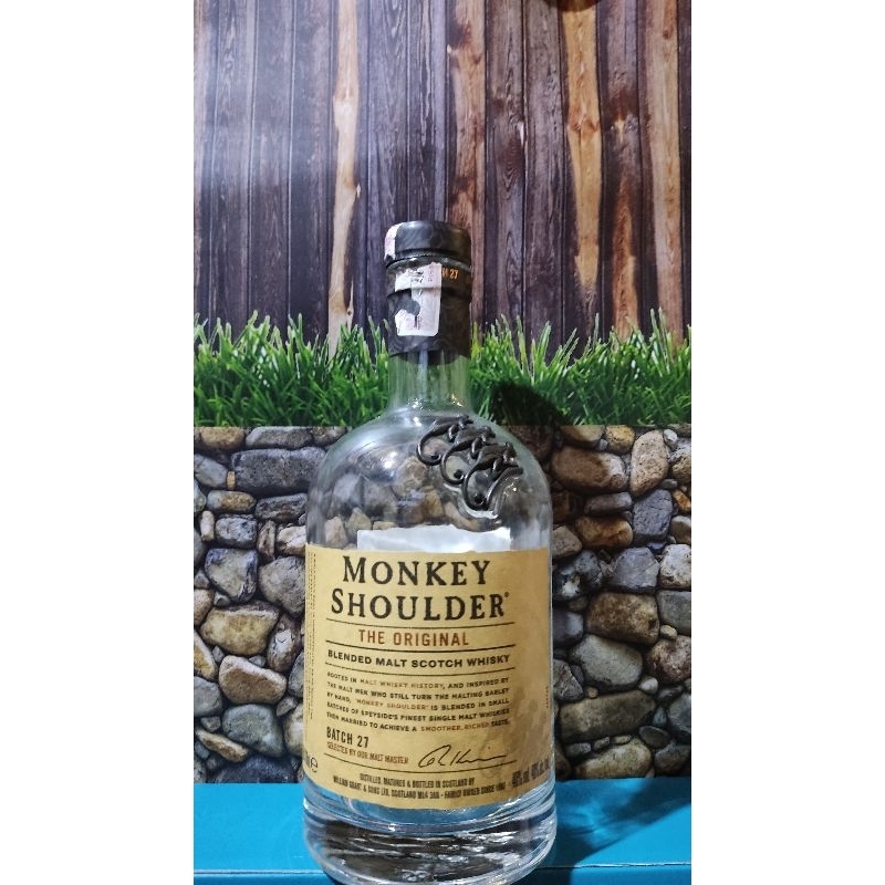 Jual Botol Bekas Minuman Keras Miras Import Monkey Shoulder Botol Only