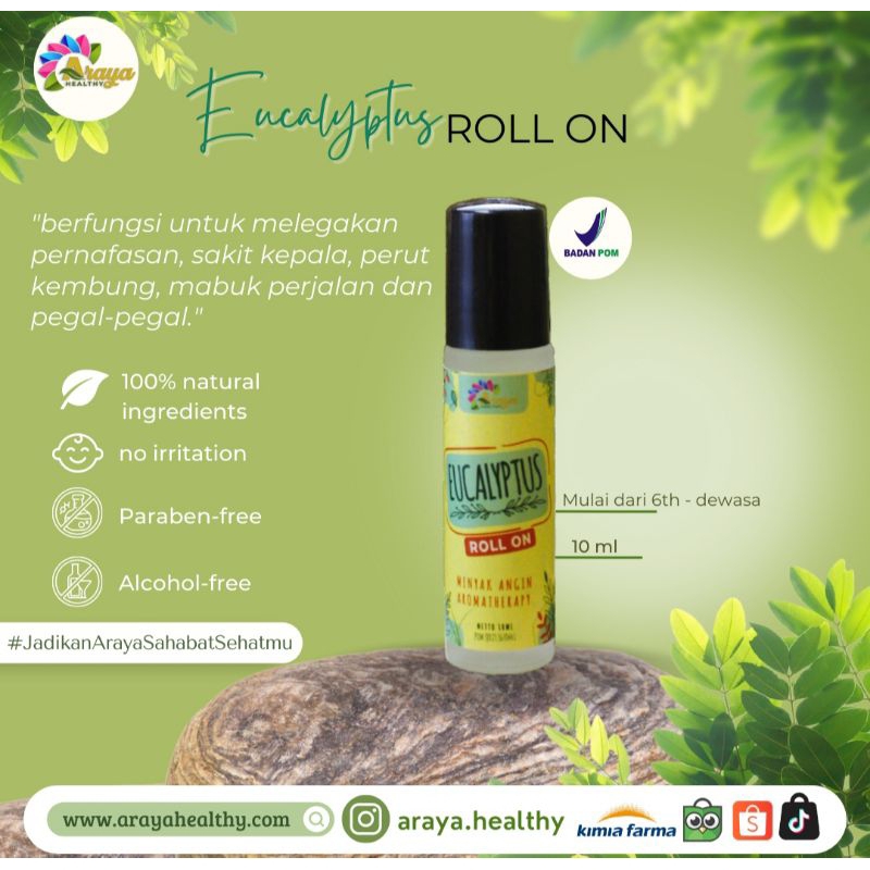 Jual ARAYA MINYAK ANGIN EUCALYPTUS 10ml BPOM Shopee Indonesia