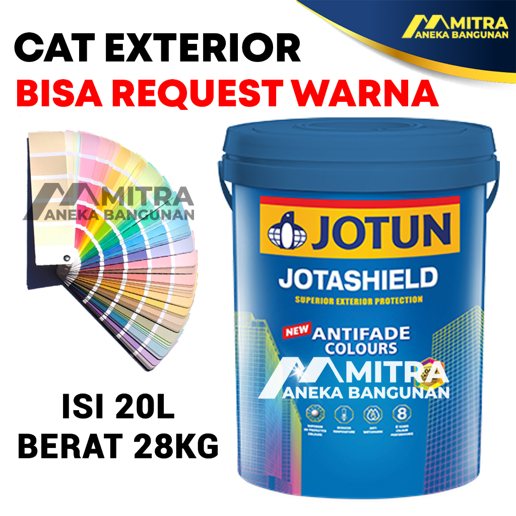 Jual Cat Tembok Eksterior Jotun Jotashield Antifade Colours Liter