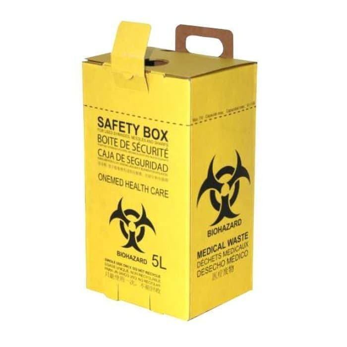 Jual Safety Box Disposafe Dus Limbah Medis Box Biohazard Rumah Sakit