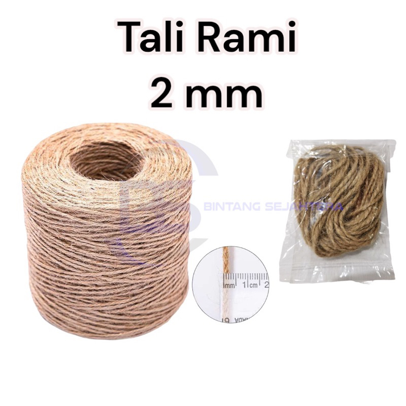 Jual Tali Rami Talin Goni Kerajinan Tangan Souvenir Tali Kado