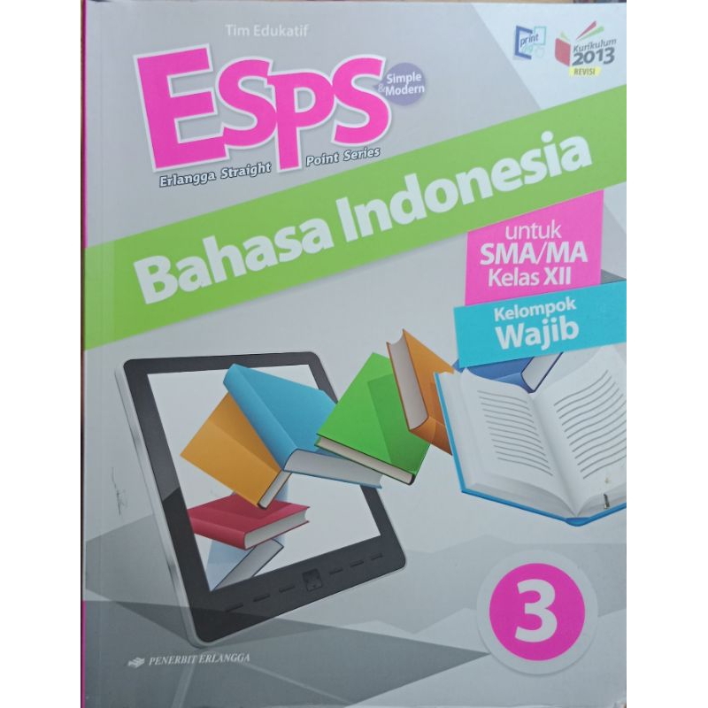 Jual Buku Esps Bahasa Indonesia Kelas Xii Sma Erlangga Bekas