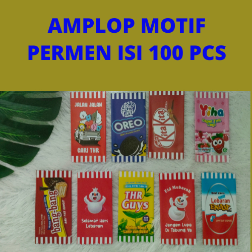 Jual PAKET USAHA AMPLOP LEBARAN PERMEN VIRAL AMPLOP IDUL FITRI ISI