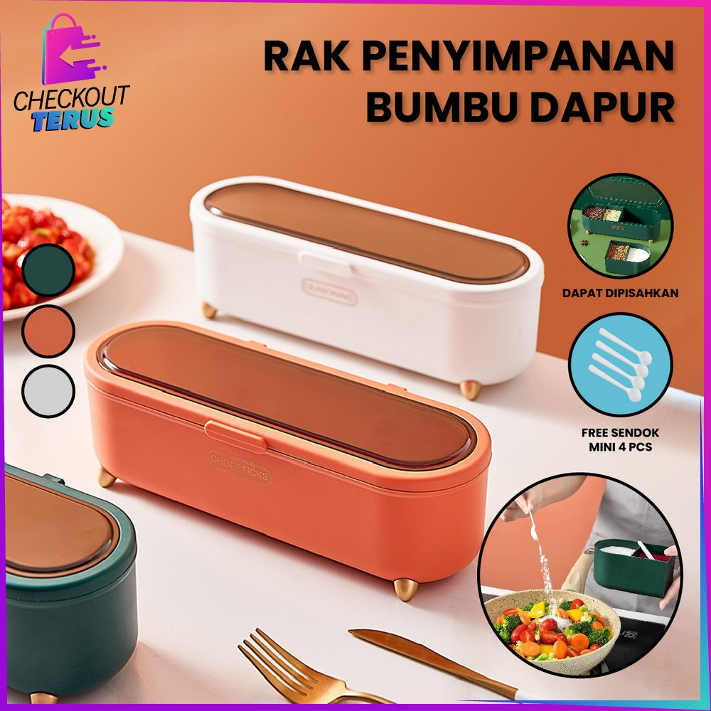 Jual CT C860 Tempat Bumbu Dapur Serbaguna Tempat Penyimpanan Bumbu