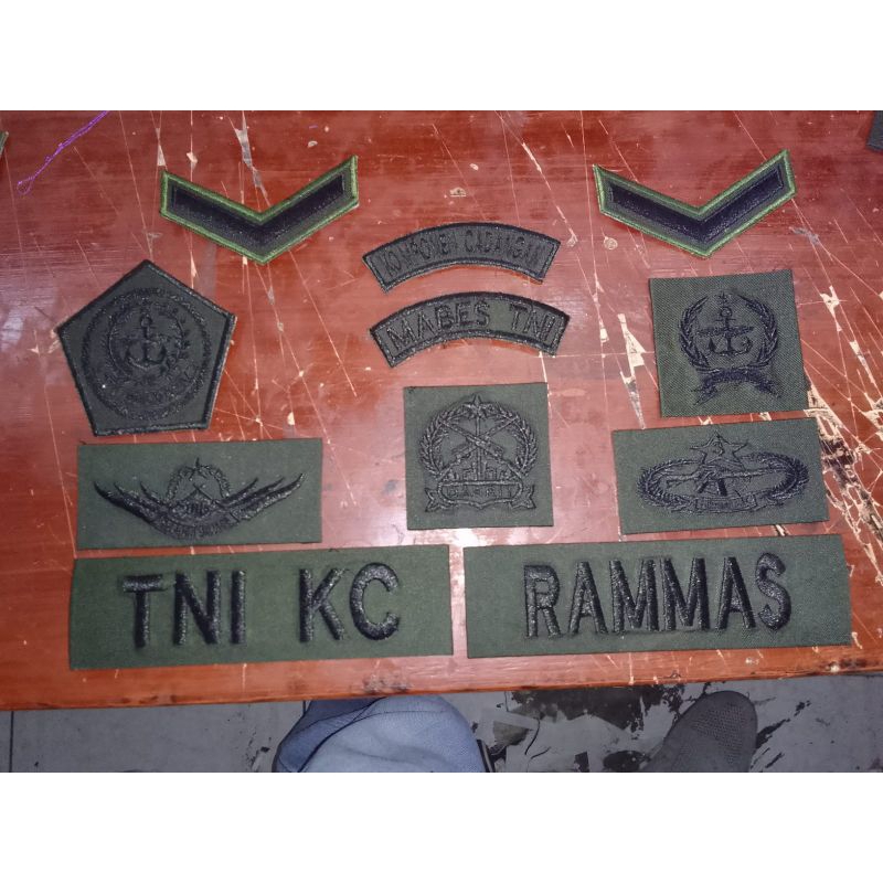 Jual PAPAN NAMA PDL TNI KC DI PERKERAS MIKA TNI AD TNI AL TNI AU